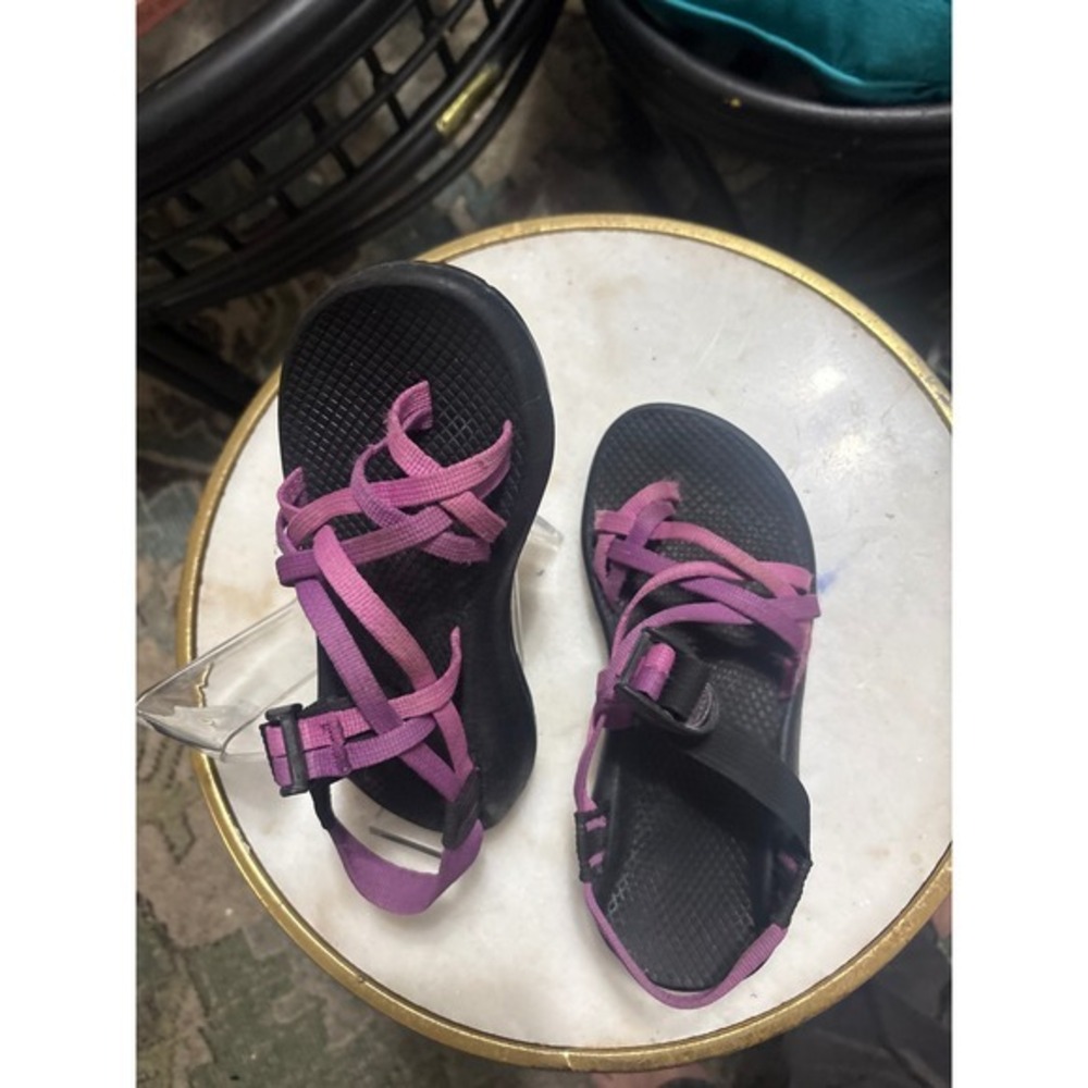 Chaco Z/Cloud Sandals Women's Size 6 Purple Adjustable Hiking Comfort Vibram - Picture 4 of 10
